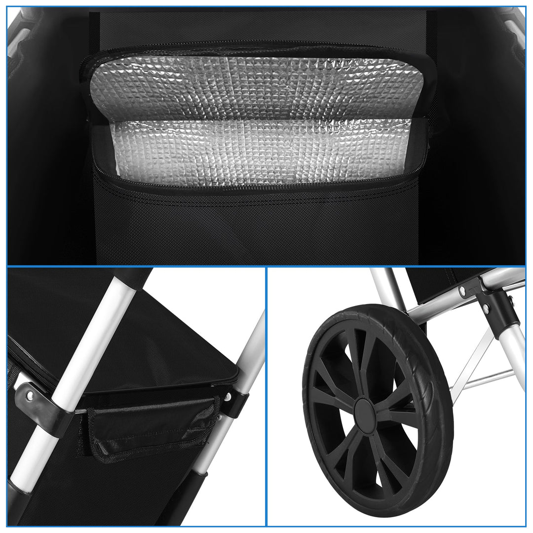 Shopping trolley shopping roller foldable 40L | Stornfield