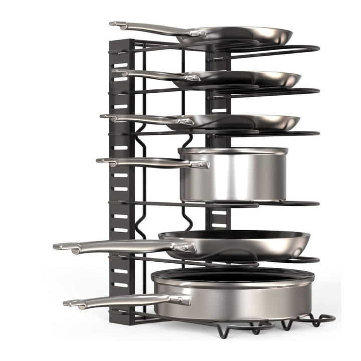 Stornfield | SpaceFlex Adjustable Pot and Lid Holder | Organization and Flexibility in the Kitchen
