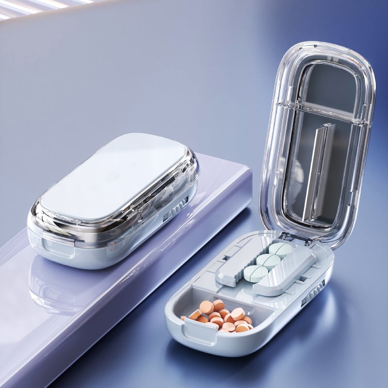 Portable Pill Cutter with Adjustable Slots Stornfield