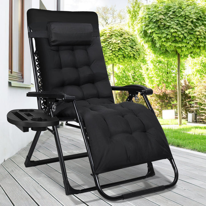 Sun Lounger Folding Deck Chair up to 200kg | Stornfield