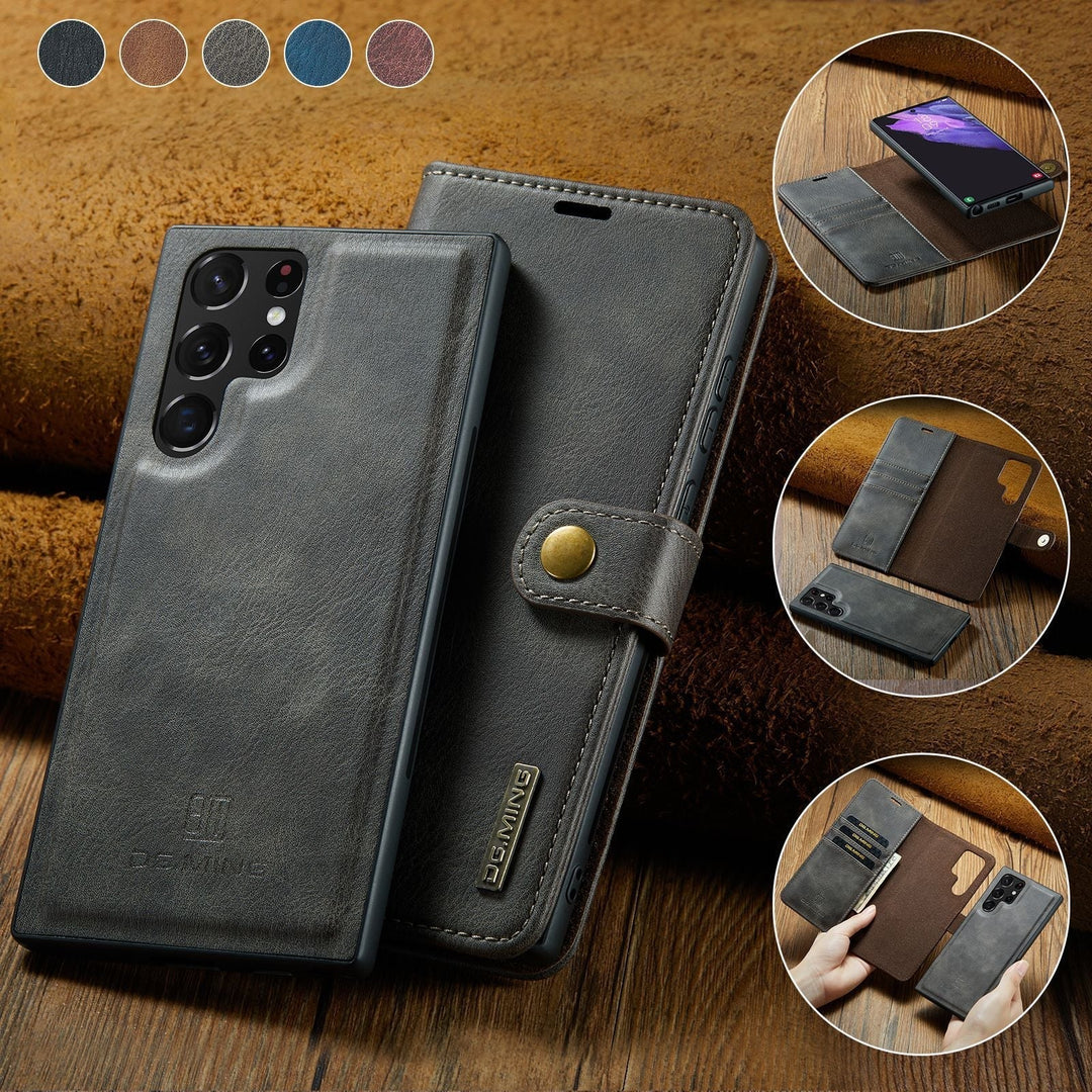 Stornfield | 2-in-1 Detachable Leather Wallet Case for Samsung Galaxy
