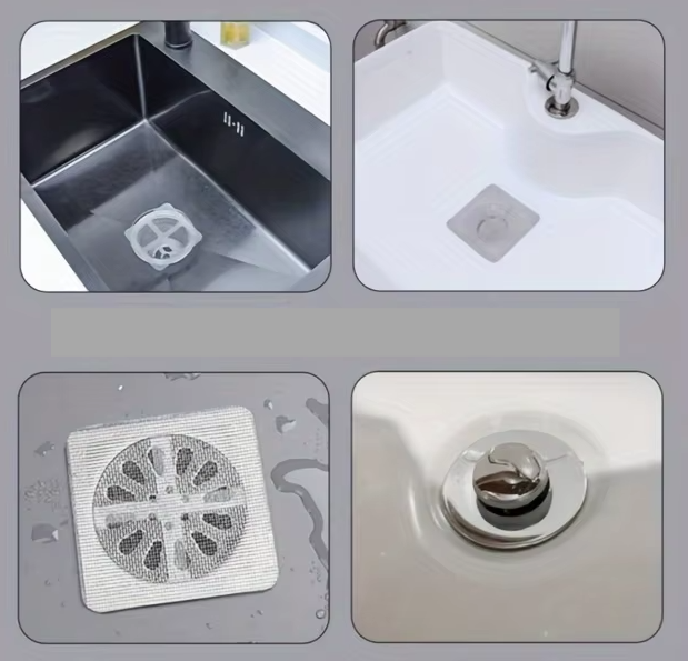 ClearGuard Disposable Hair Catcher – Protective Film for Shower Drains (4 Inch) Stornfield