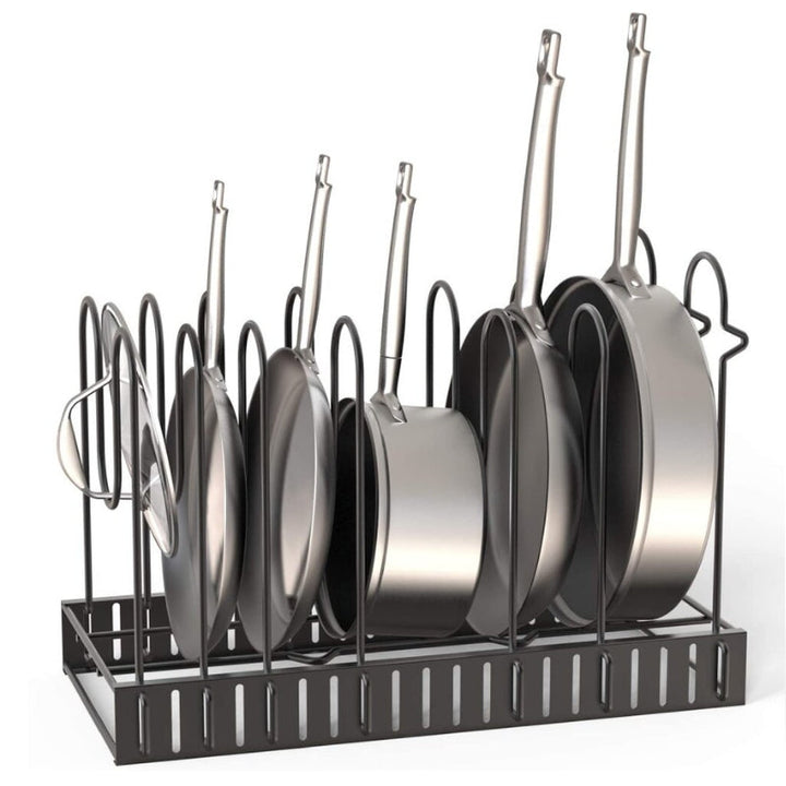 Stornfield | SpaceFlex Adjustable Pot and Lid Holder | Organization and Flexibility in the Kitchen