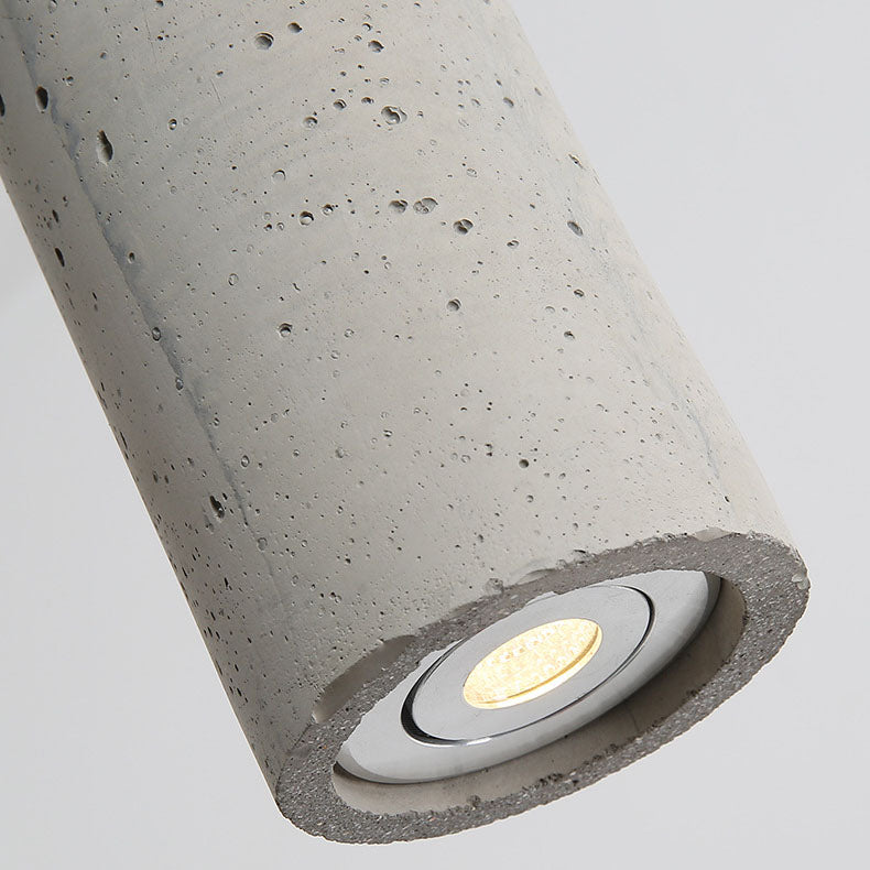 Stornfield | StoneCast Industrial Concrete Cylindrical Sconce | 1-Light | Smooth or Rough Surface