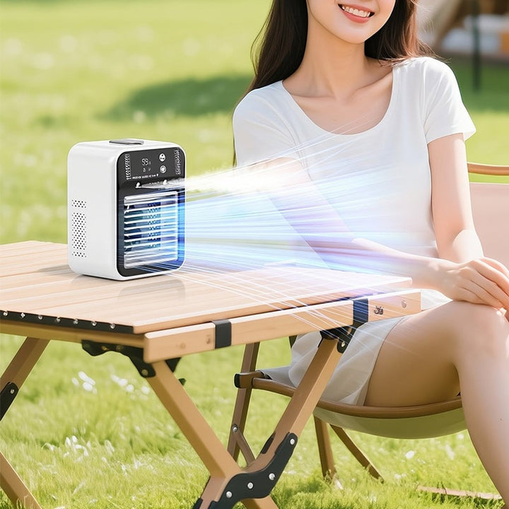 Portable 3-In-1 Cooling Fan with 2-Speed Mist | Stornfield