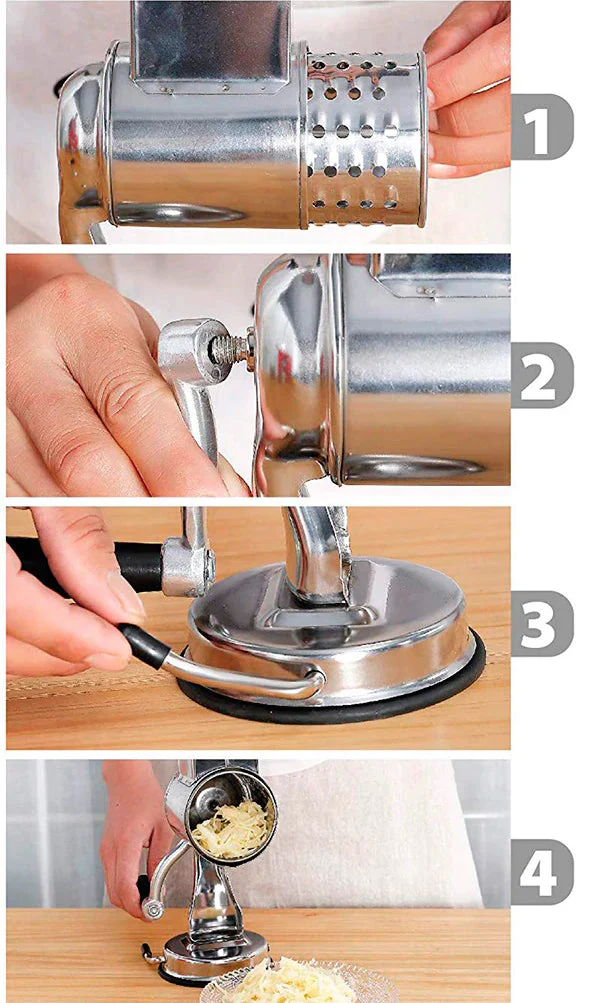 Stornfield | Multi-Functional Kitchen Rotary Food Grater Slicer