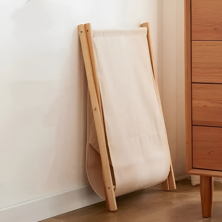 FoldaStornfielde laundry basket made of wood – Robust wooden design | Decorative and functional | Stornfield