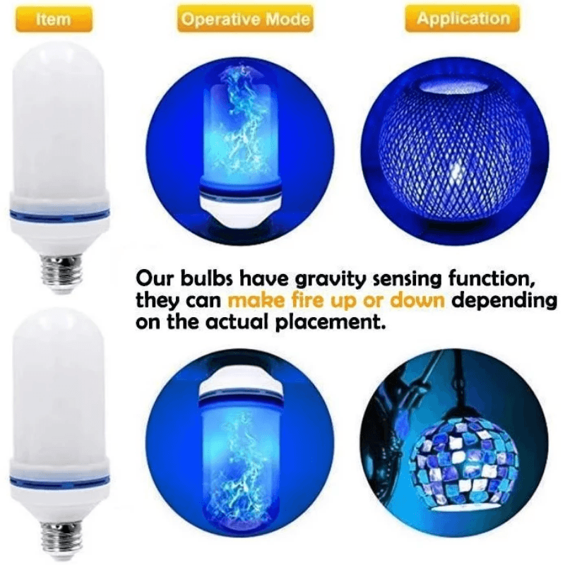 Halloween LED Gravity Effect Fire Light | Stornfield