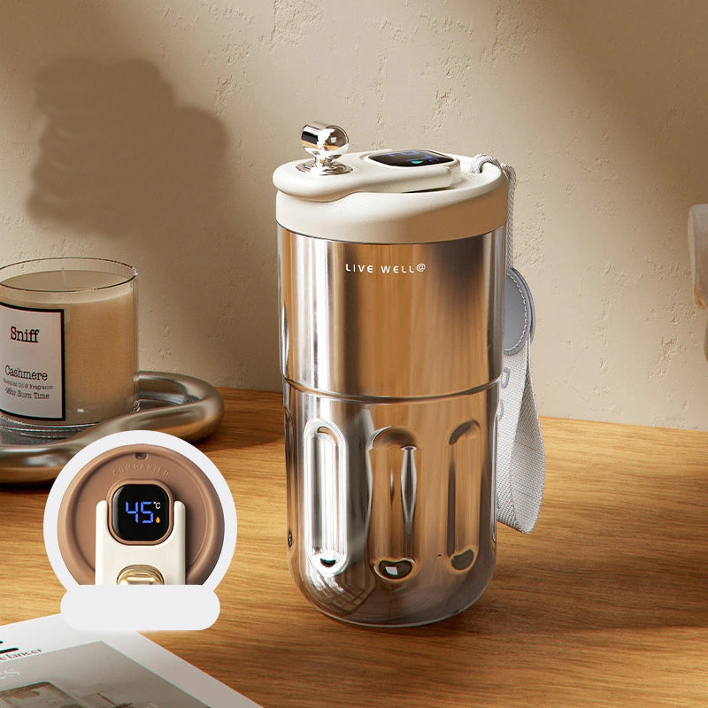 Portable Smart Stainless Steel Coffee Cup | Stornfield