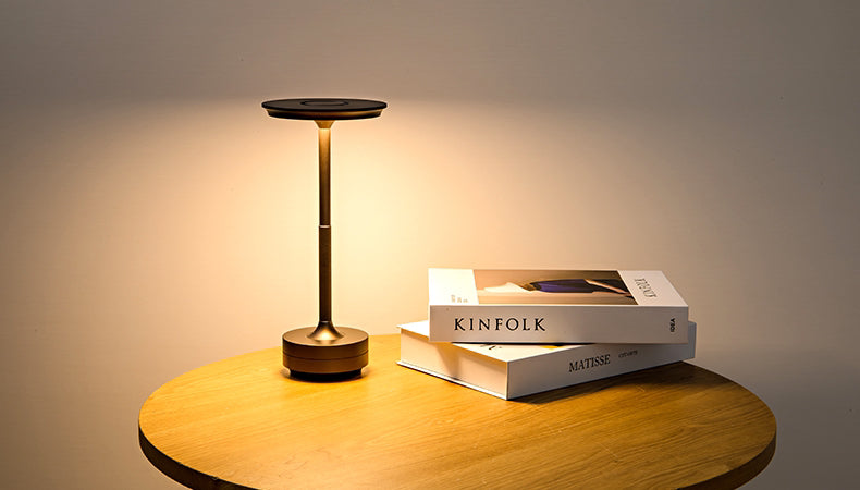 ClarityGlow Luxury Edition | Wireless LED Table Lamp | Stornfield