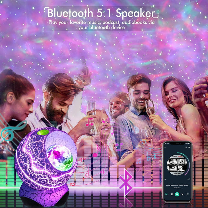 Stornfield | 4-in-1 Star and Galaxy Projector with Bluetooth Speaker