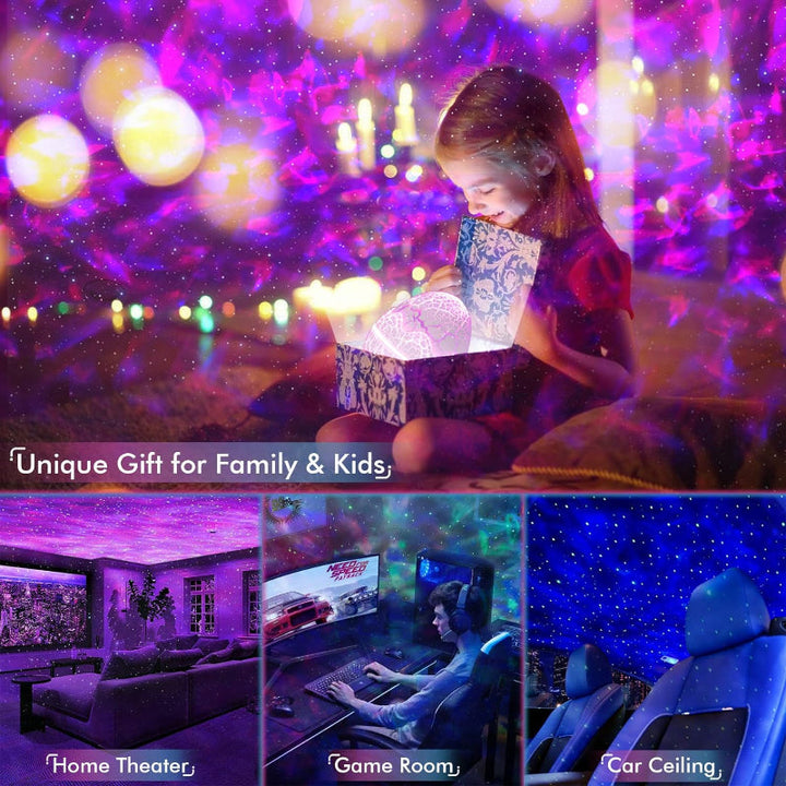 Stornfield | 4-in-1 Star and Galaxy Projector with Bluetooth Speaker