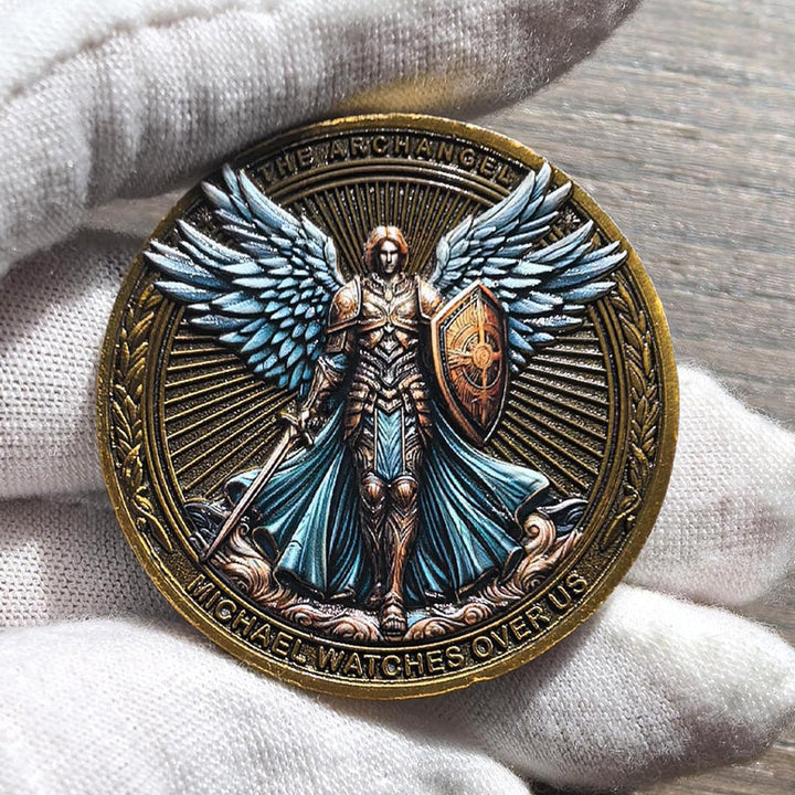 Stornfield | Archangel Michael Watches Over Us Challenge Coin