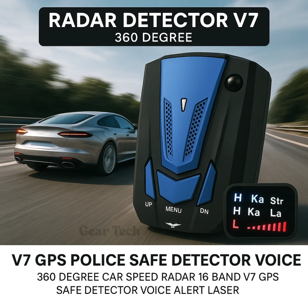 Stornfield | Radar Detector UK – Flash Speed Camera Detector with Precision Long-Range Detection for Safe Driving