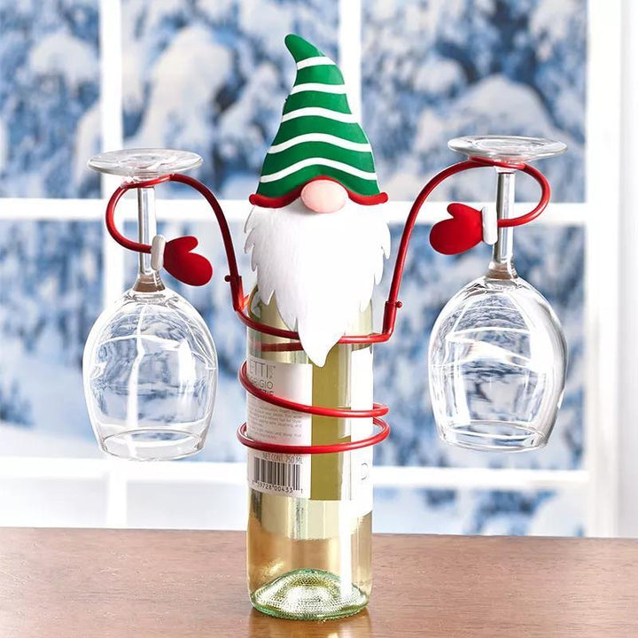 Holiday Wine Bottle & Glass Holders | Stornfield