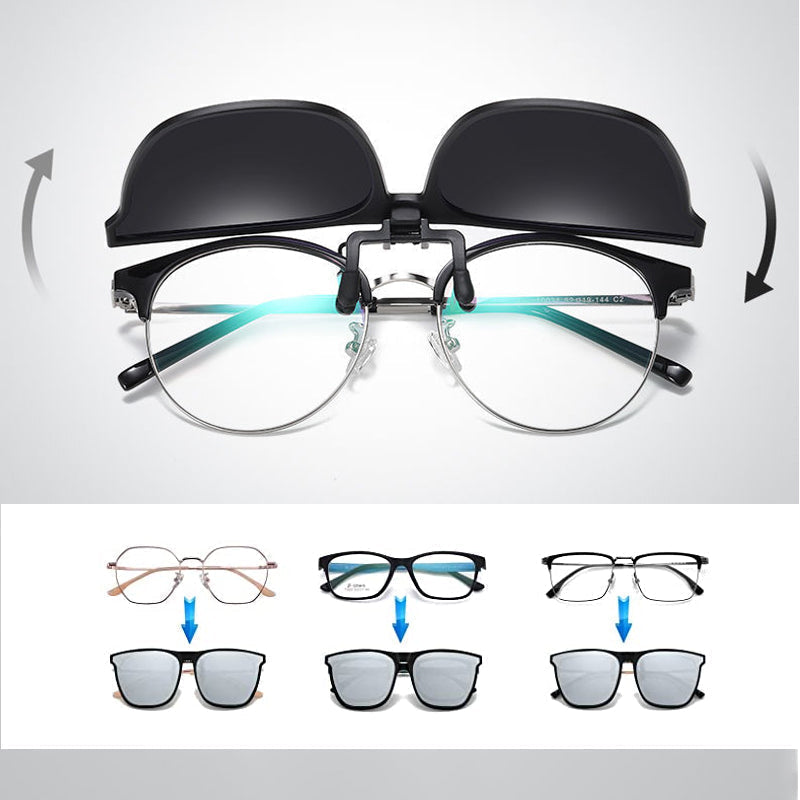 Stornfield | New Foldable Clip-on Polarized Sunglasses