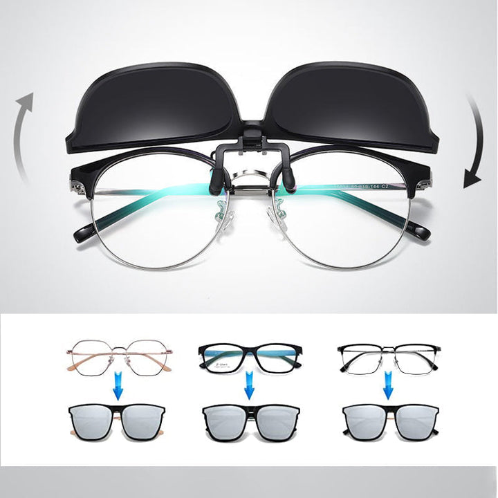Stornfield | New Foldable Clip-on Polarized Sunglasses