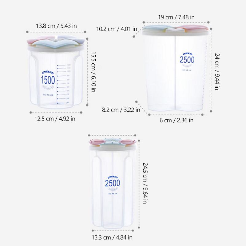 Boîte de conservation alimentaire transparente scellée | Stornfield