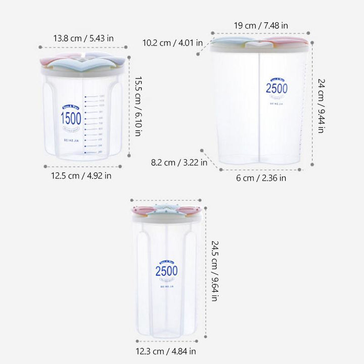 Boîte de conservation alimentaire transparente scellée | Stornfield