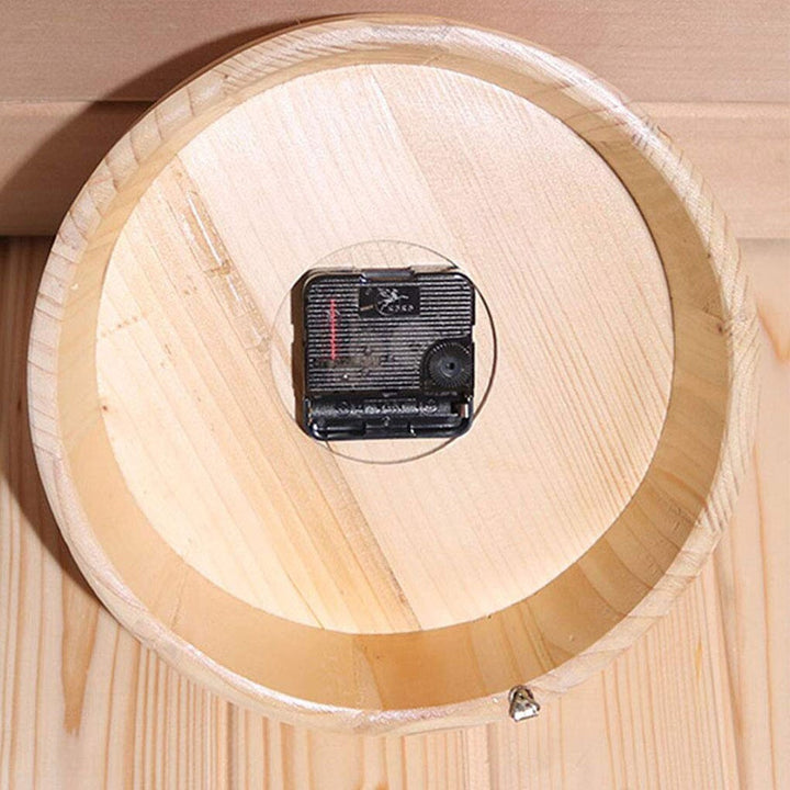 NordicHush Silent Wooden Wall Clock Stornfield