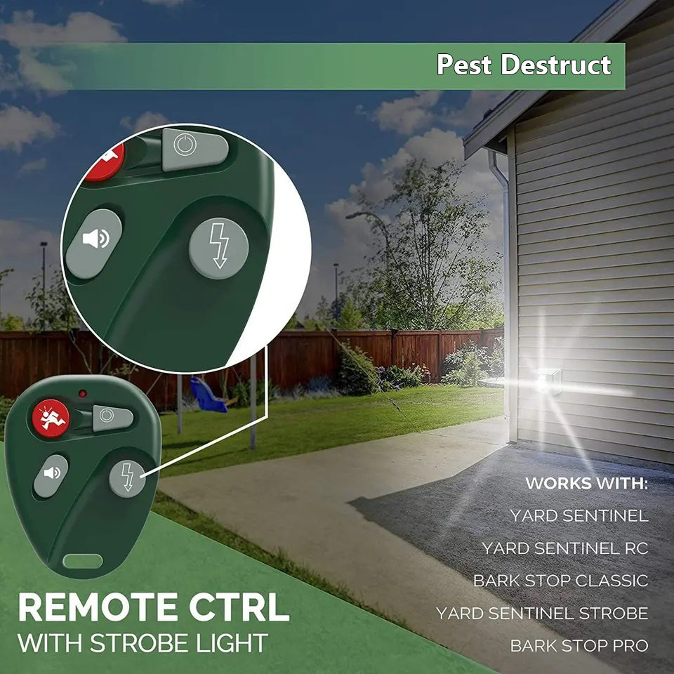 Stornfield | Outdoor Ultrasonic Bird Repeller | Effective, Humane Woodpecker Deterrent for Gardens, Patios & Farms