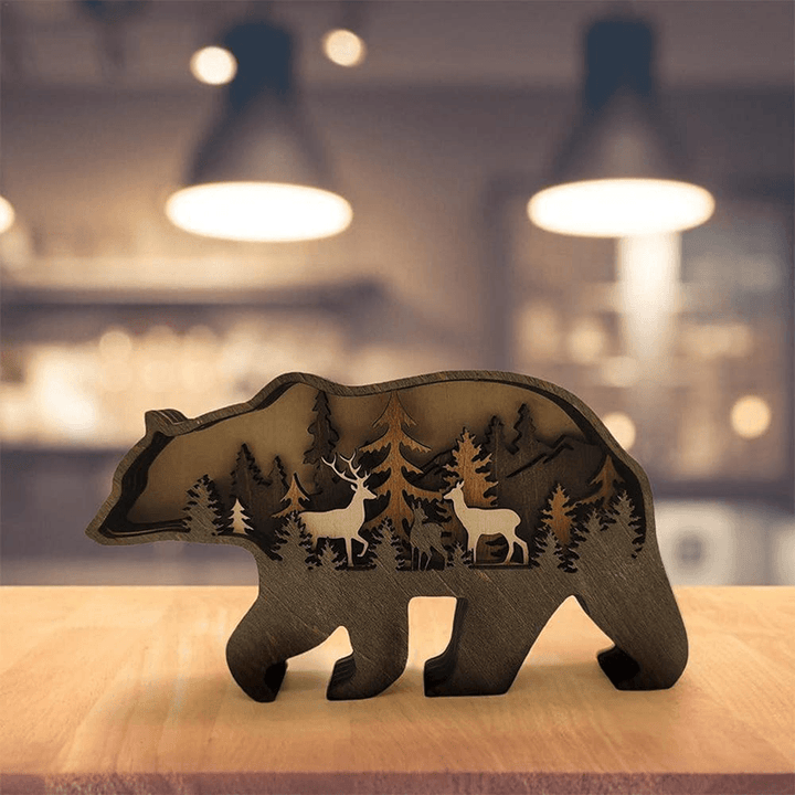 Stornfield | 3D Creative Wood Animal Sculpture Craft Gift