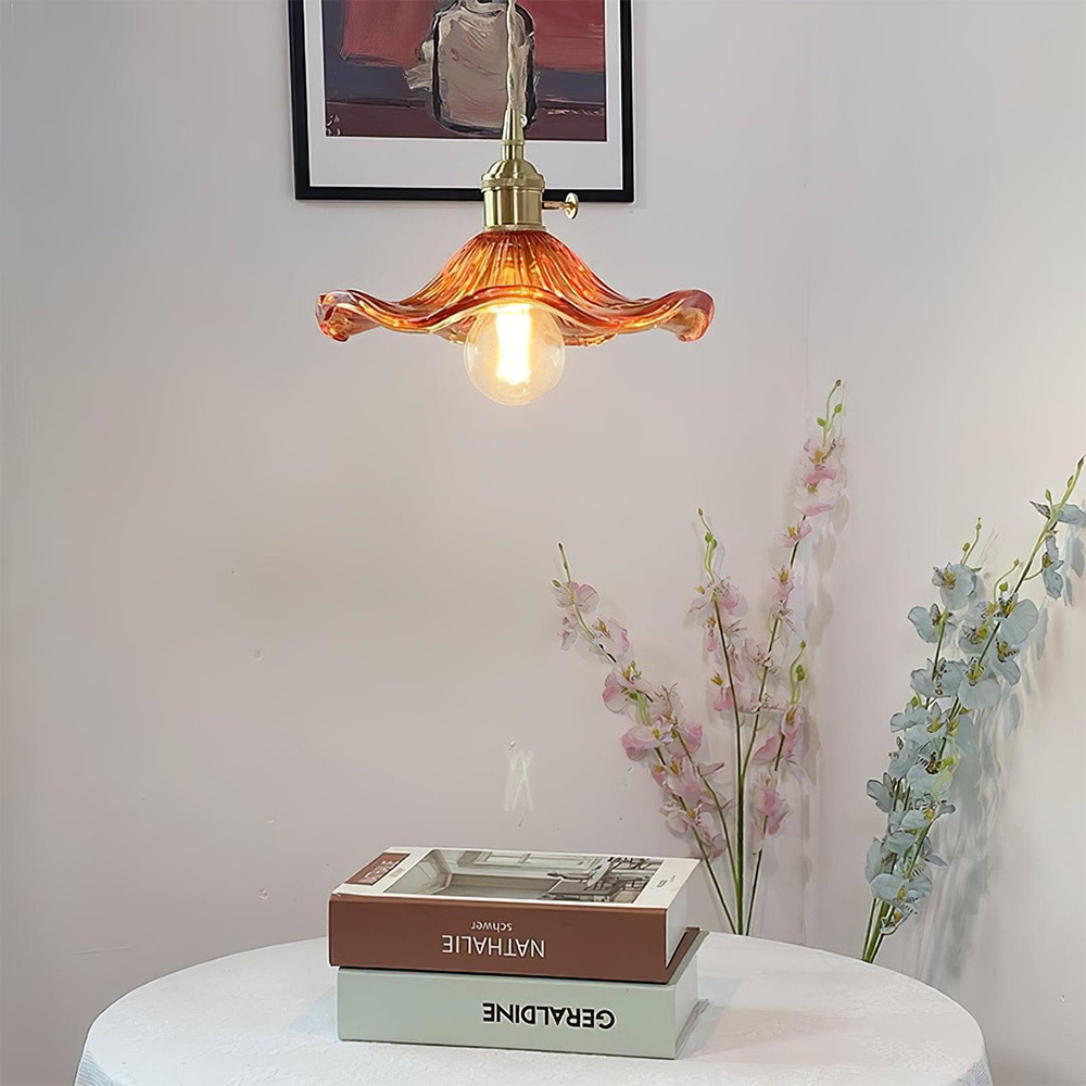 Trendy Hibiscus Flower Pendant Lamp - FlowerLite | Stornfield