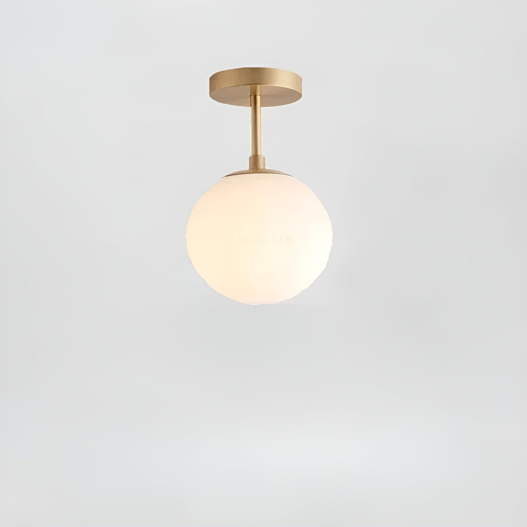 LED ceiling light made of glass – Nordic design | For living & bedroom | Stornfield