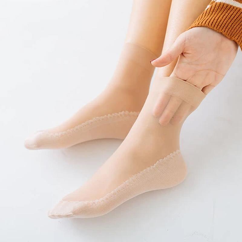 Silky Cotton Anti-slip Socks | Stornfield