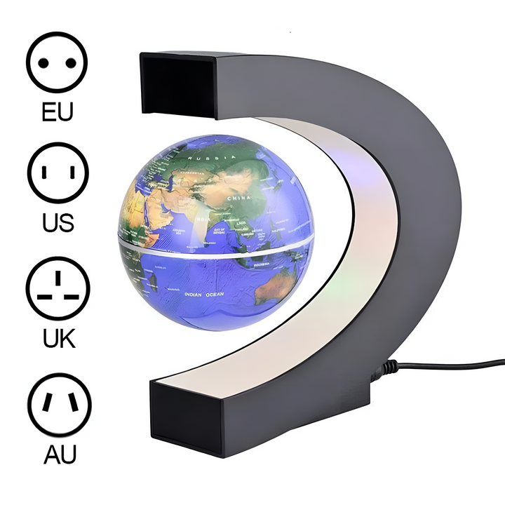 Stornfield | Armstrong | Magnetic Levitation Floating Globe Lamp with LED World Map