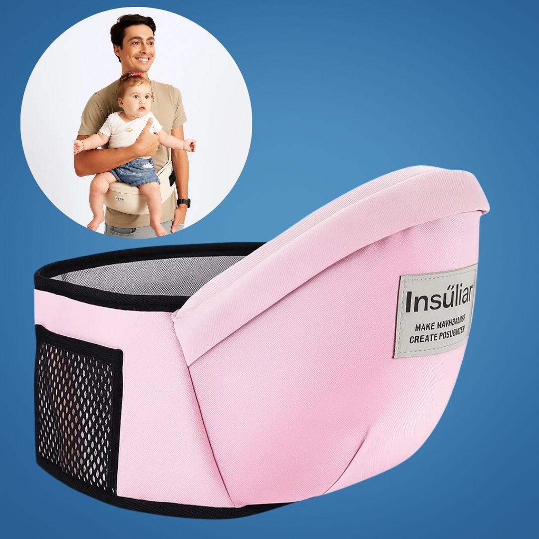 SureCarry | Ergonomic Hip Seat Baby Carrier – Balanced Weight Distribution – Tear-Resistant Nylon – Hands-Free Support for Traveling Parents Stornfield