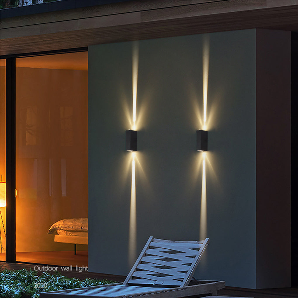 Waterproof Multifunctional Up Down Lighting Spotlight Outdoor Wall Lamps | Stornfield