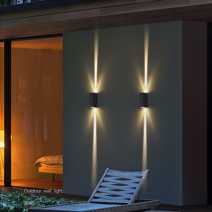 Waterproof Multifunctional Up Down Lighting Spotlight Outdoor Wall Lamps | Stornfield