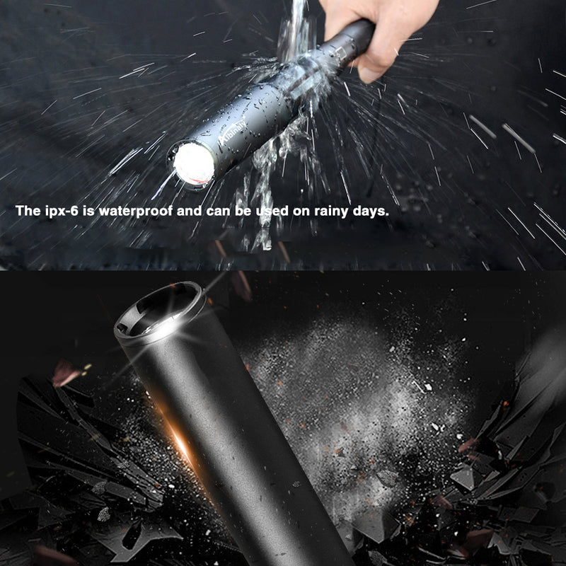 Stornfield | Baseball Bat Shaped LED Flashlight | Aluminum Alloy, 3 Lighting Modes | Emergency & Utility Use