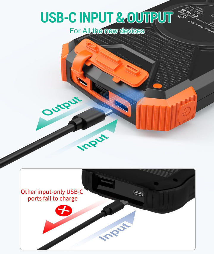 Rivanta Solar-Powerbank Emergency Powerbank IPX4 | Stornfield