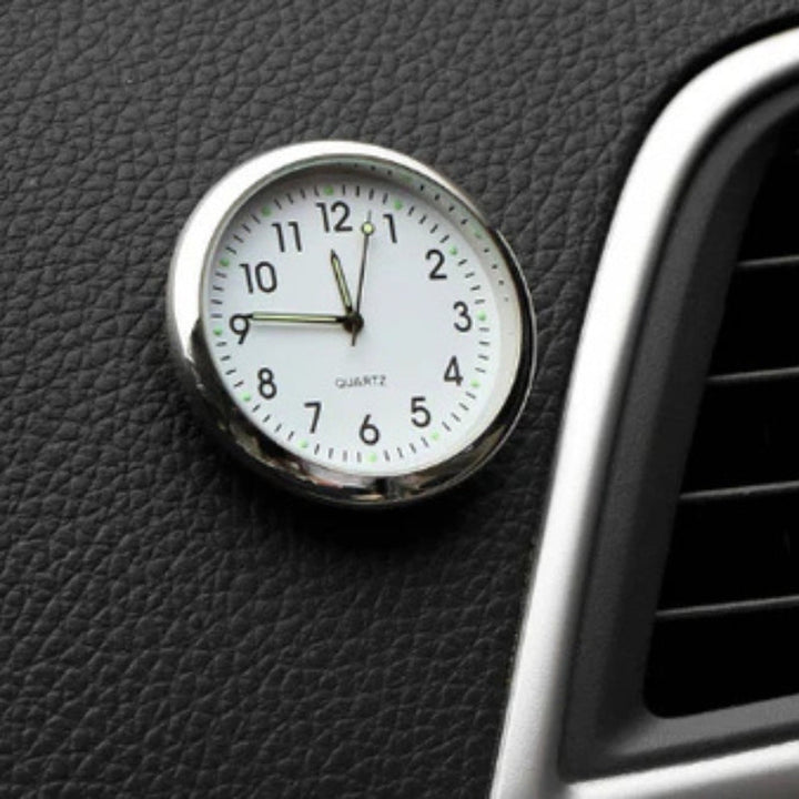 AutoTime Mini Analog Watch – Stylish Adhesive Design for Stornfield Car Interior