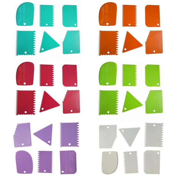 Cake Scraper Edge Decorating Set (6 PCs) | Stornfield