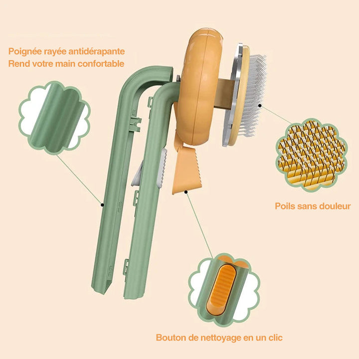Pumpkin Comb Brush for Pets | Stornfield