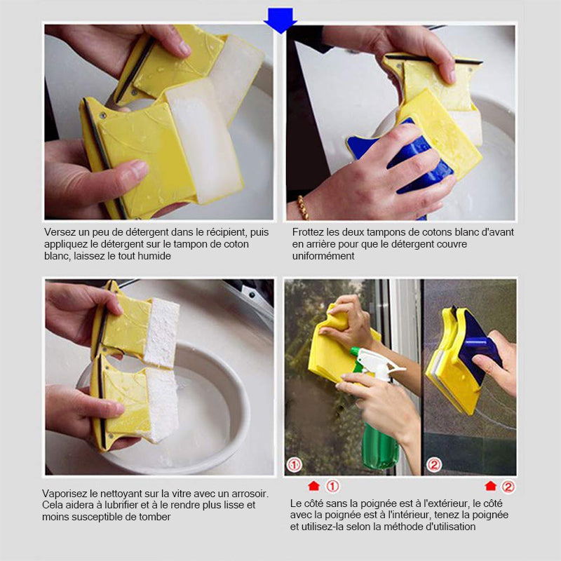 Double-Sided Magnetic Window Cleaning Tool | Stornfield