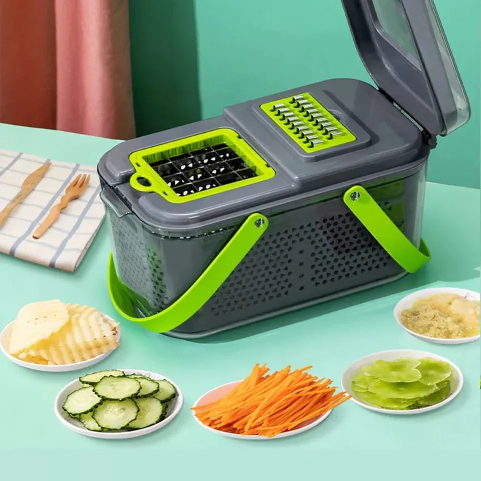 Vegetable Chopper Colander Basket Cutter Stornfield