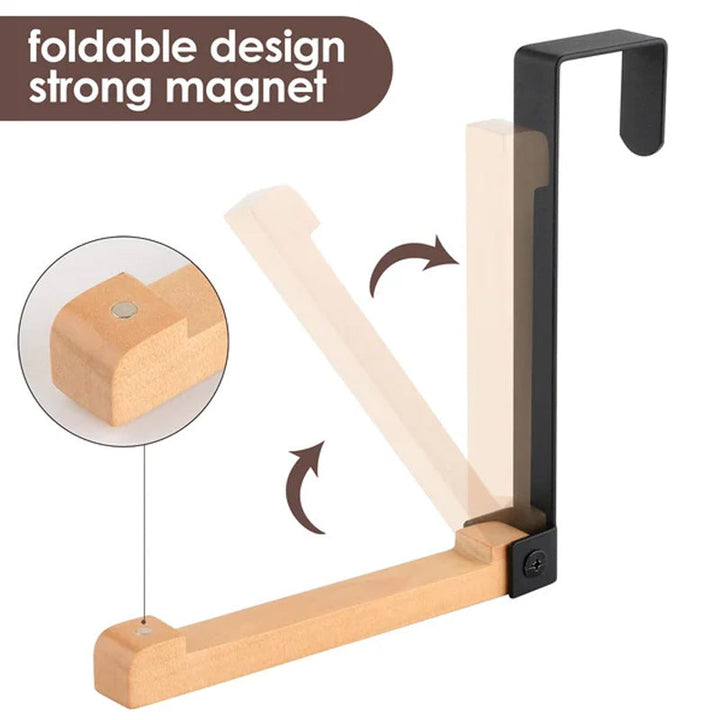Stornfield | Crochets en bois pliants pour porte