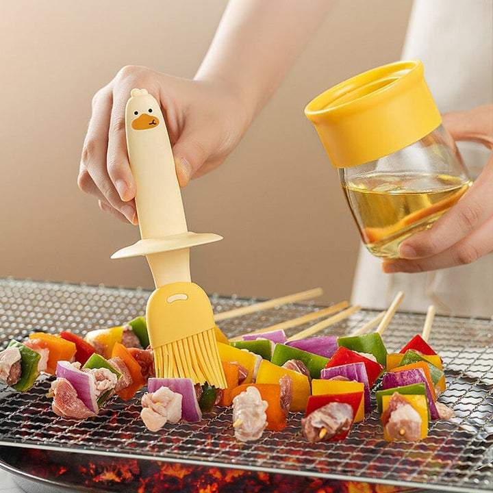 Oil Dispenser with Brush for BBQ | Stornfield