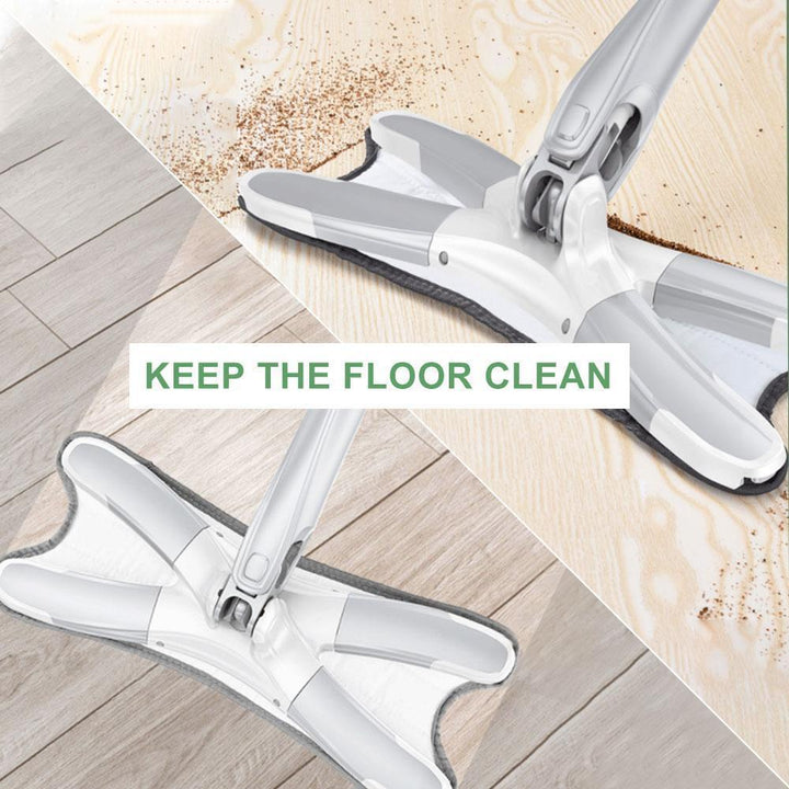 Rotatable X-shaped Hands-free Tablet Mop | Stornfield
