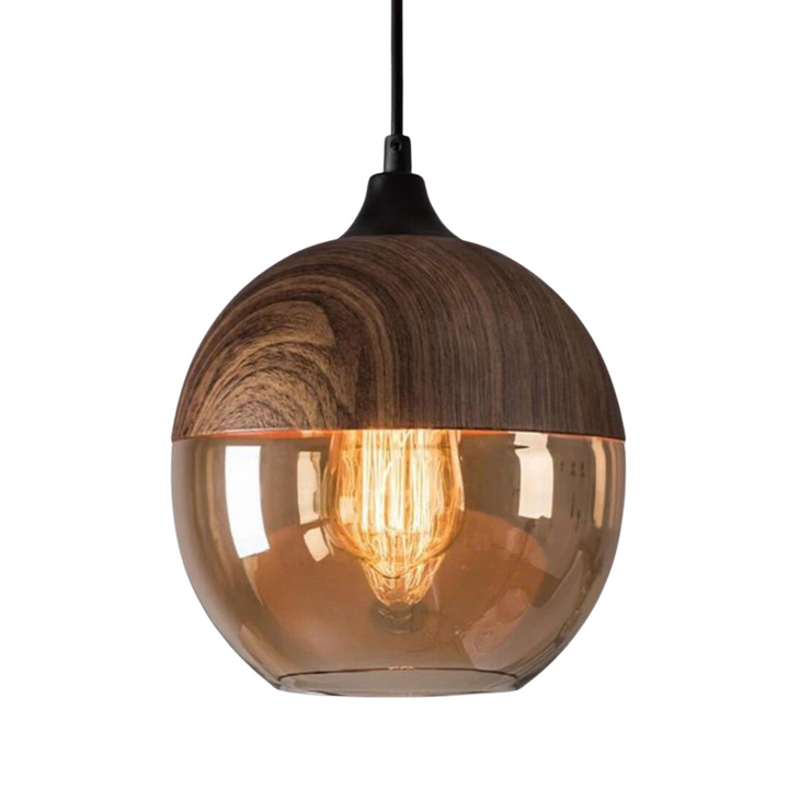Stylish Scandinavian Wooden Ceiling Lamp - NordLuna | Stornfield