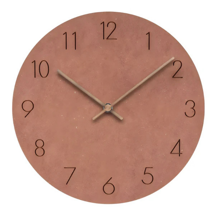 Stornfield | Large Wooden Wall Clock – Minimalist Design with Silent Movement