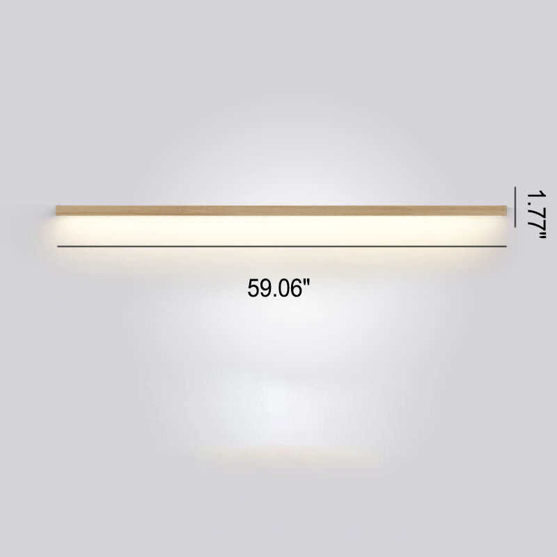 Stornfield | ZenBeam Japanese LED Wall Sconce | Solid Wood Design | Modern Accent Lighting