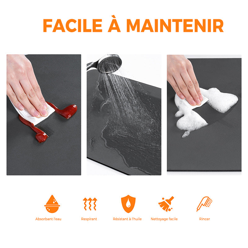 Super absorbent kitchen drainage mat | Stornfield