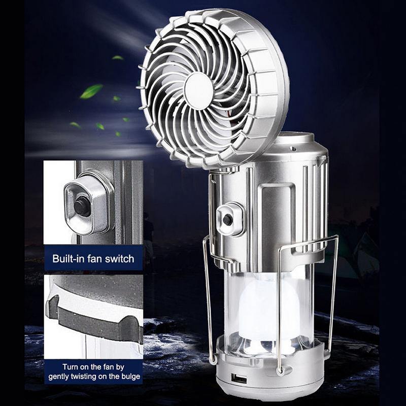 Outdoor LED Camping Light with Fan | Stornfield