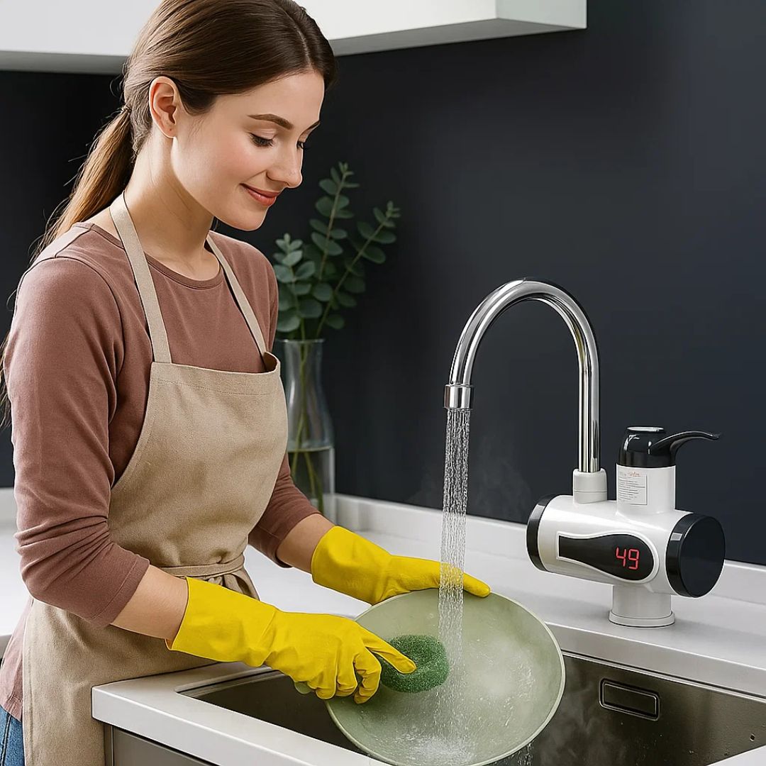 AquaSwift | Instant Hot Water Tap – Tankless Design – Energy-Efficient Compact Unit – Ideal for Kitchens and Bathrooms Stornfield