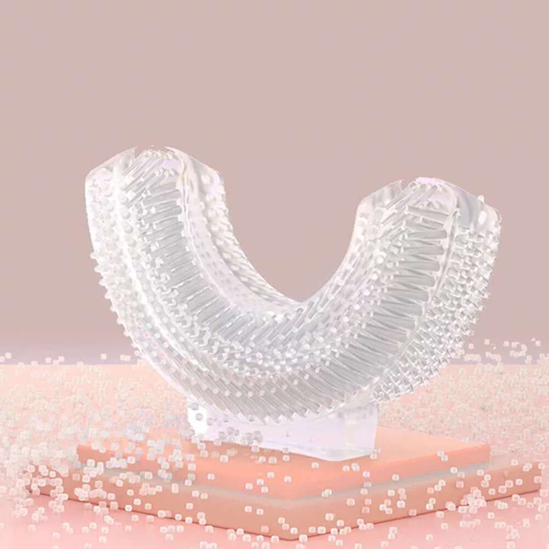 BrightBrush | U-shaped Electric Toothbrush for Kids - Gentle Vibration - Cleans all surfaces - Fun, easy, and effective for daily oral hygiene Stornfield